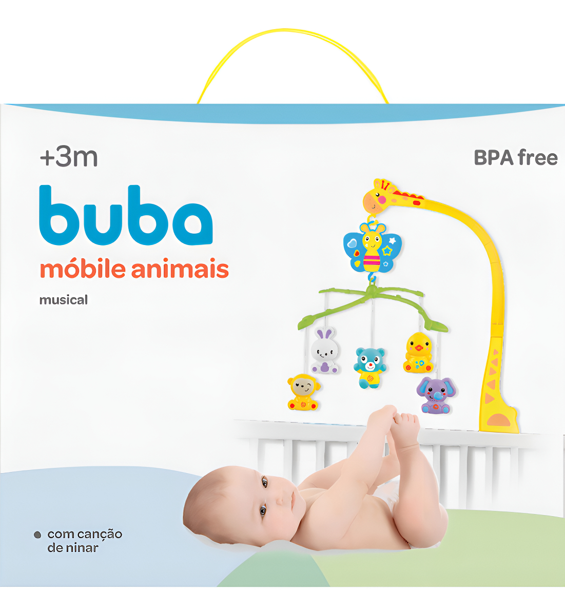 Buba Mobile Musical Girafa com Animais 2