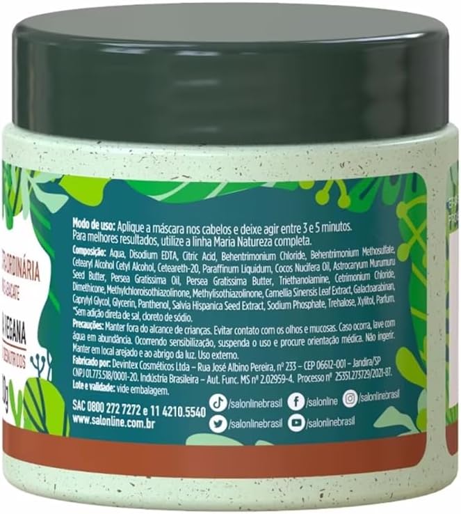 Máscara Maria Natureza Nutrição Extraordinária 3