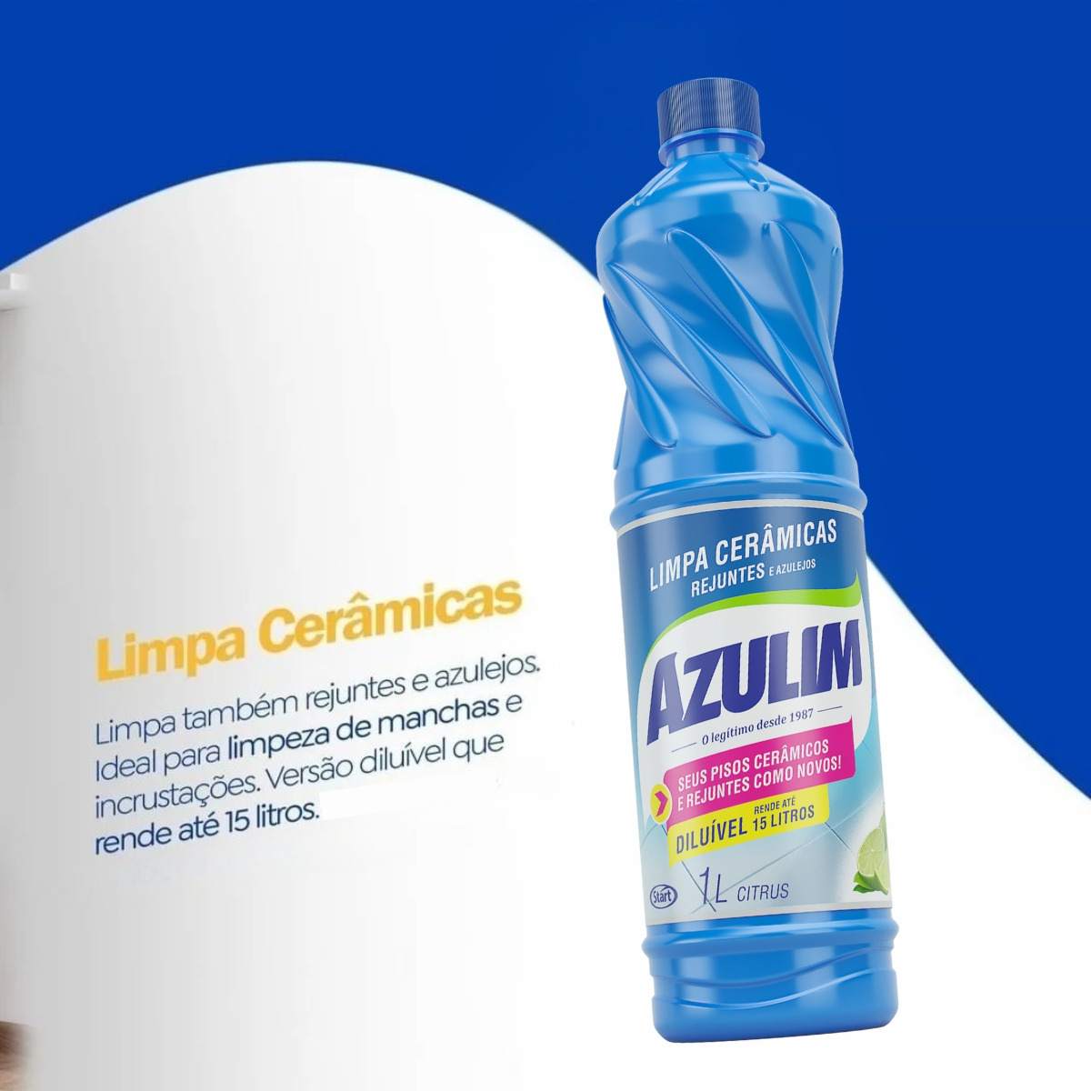 Limpa Cerâmicas, Azulejos e Rejuntes Azulim 4