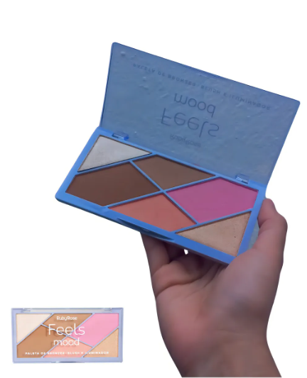 Paleta de Bronze Blush e Iluminador 4