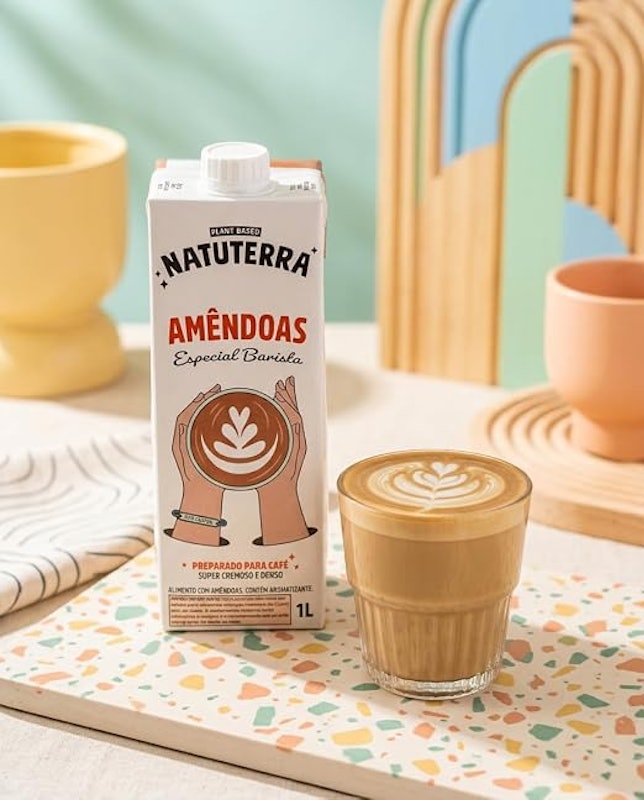 Leite de Amêndoas Barista sem Açúcar 5