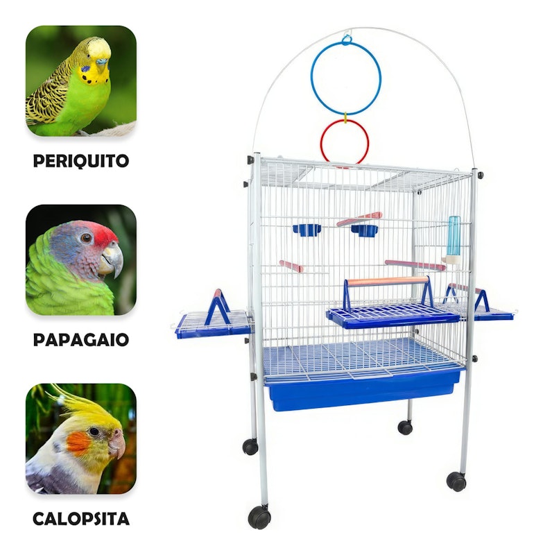 Viveiro Triplex para Calopsita 4