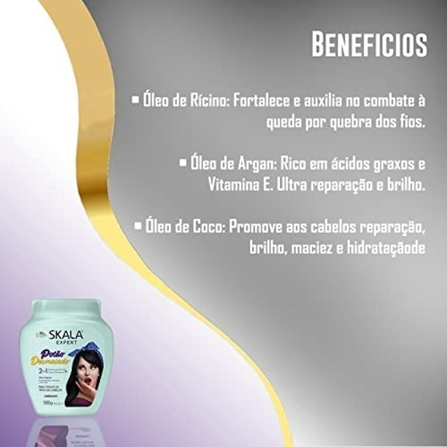 Potão Desmaiado - 2 em 1 - Creme para Pentear + Creme Hidratante 3