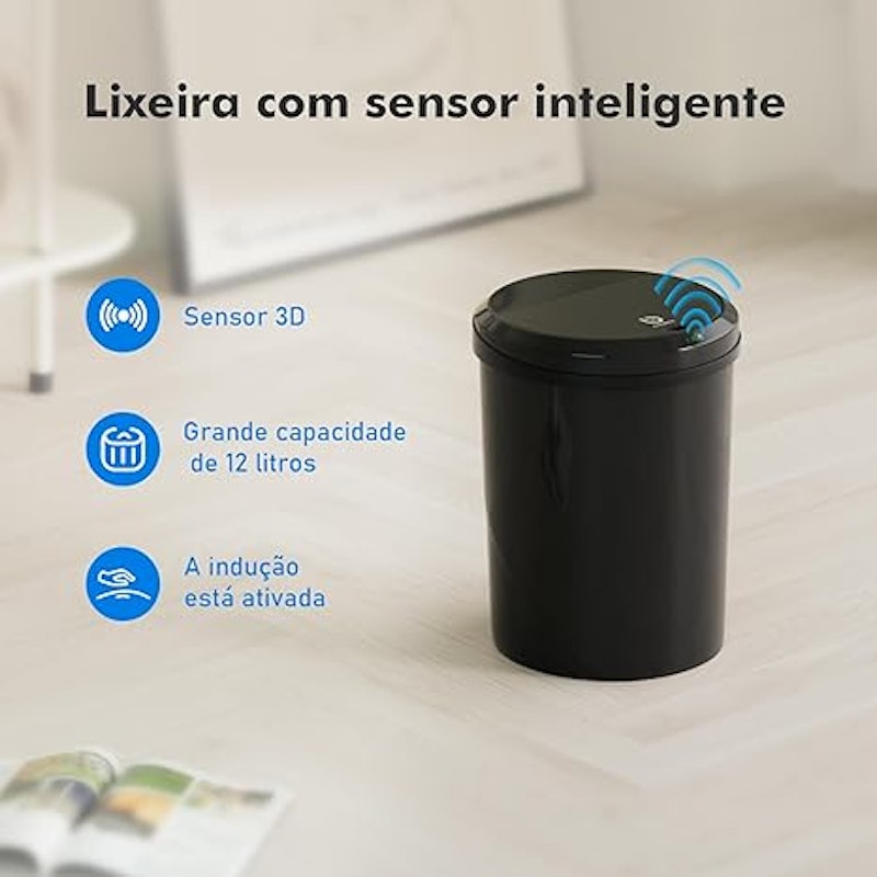 Lixeira Inteligente com Sensor Plus 2