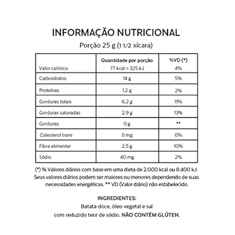 Chips de Batata-Doce Roots To Go 45g 4