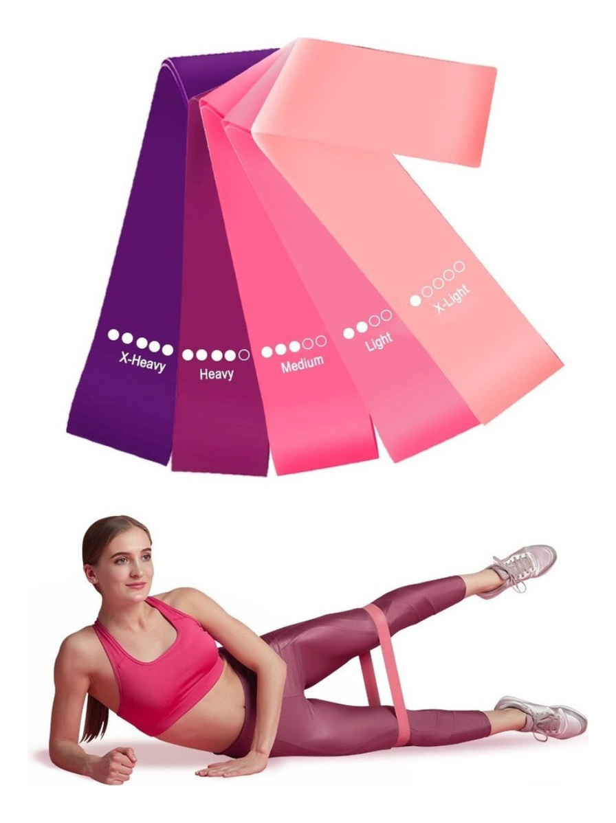 Kit de Elásticos Mini Band Rubber Fit 2