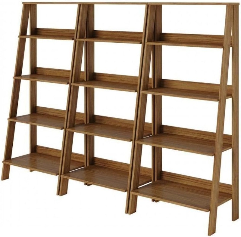 Conjunto de 3 Estantes para Livros Escada 2