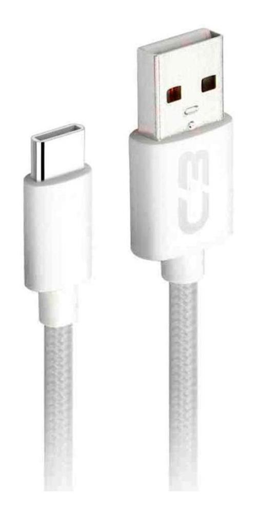 Cabo USB-USB C 2 m 2 A CB-C21WH C3Tech 2