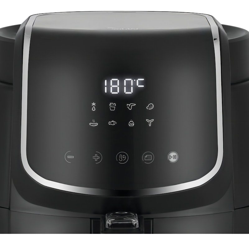 Fritadeira Airfryer Digital 4L Desidratadora Midea GourmetFry Preta 3