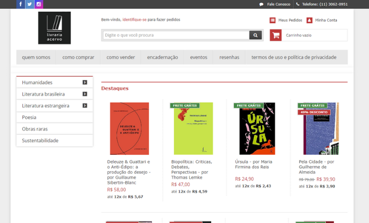 Livraria Acervo 2