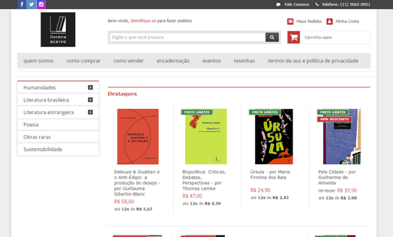 Livraria Acervo 2