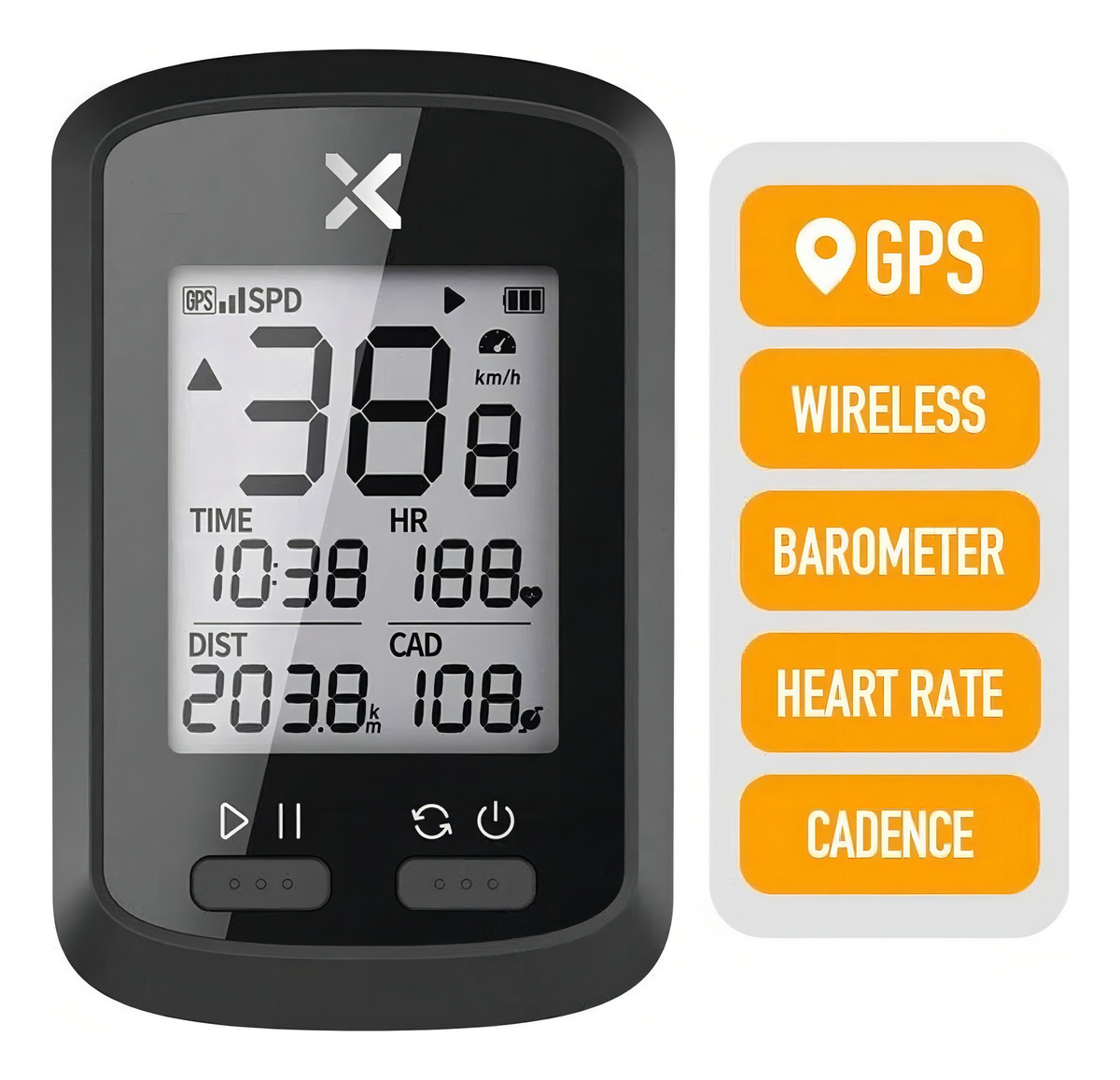 Ciclocomputador XOSS G+ 5