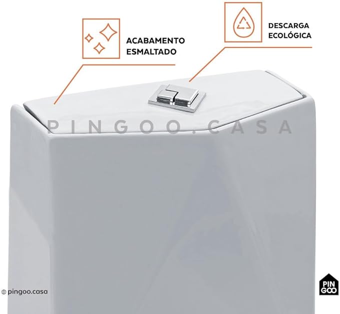 Vaso Sanitário Monobloco Opala Branco 4