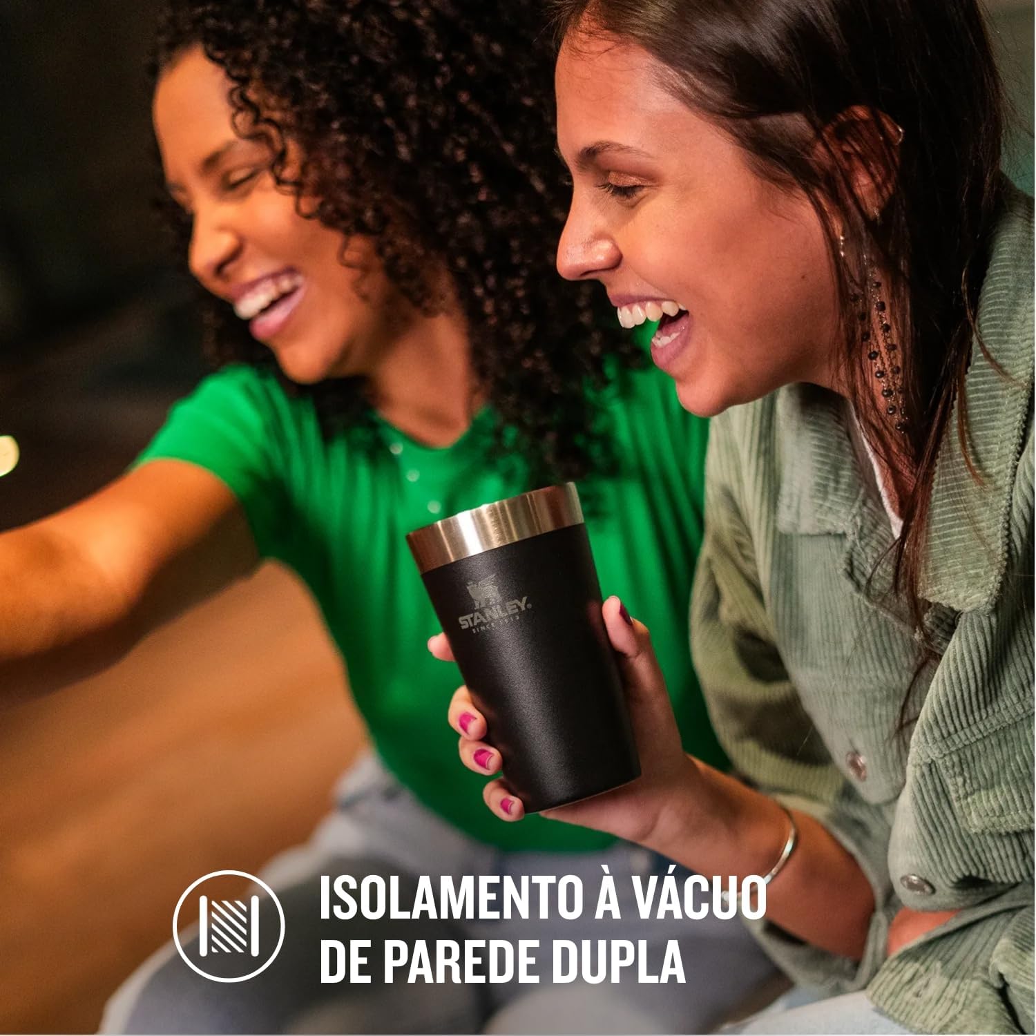 Copo Térmico de Cerveja Stanley Black 4