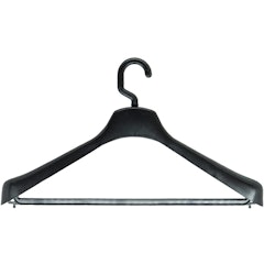 Cabide de Terno Anatômico Giratório Preto