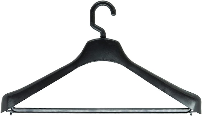 Cabide de Terno Anatômico Giratório Preto 1