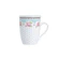 LYOR Caneca de Porcelana Super White com Tampa e Filtro Amélia 1