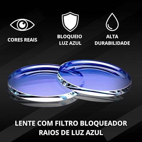 Óculos Armação Miu Bloqueio Filtro Anti Luz 5
