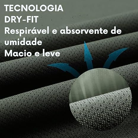 Bermuda Shorts 2 em 1 Masculino Academia Dryfit Treino 5
