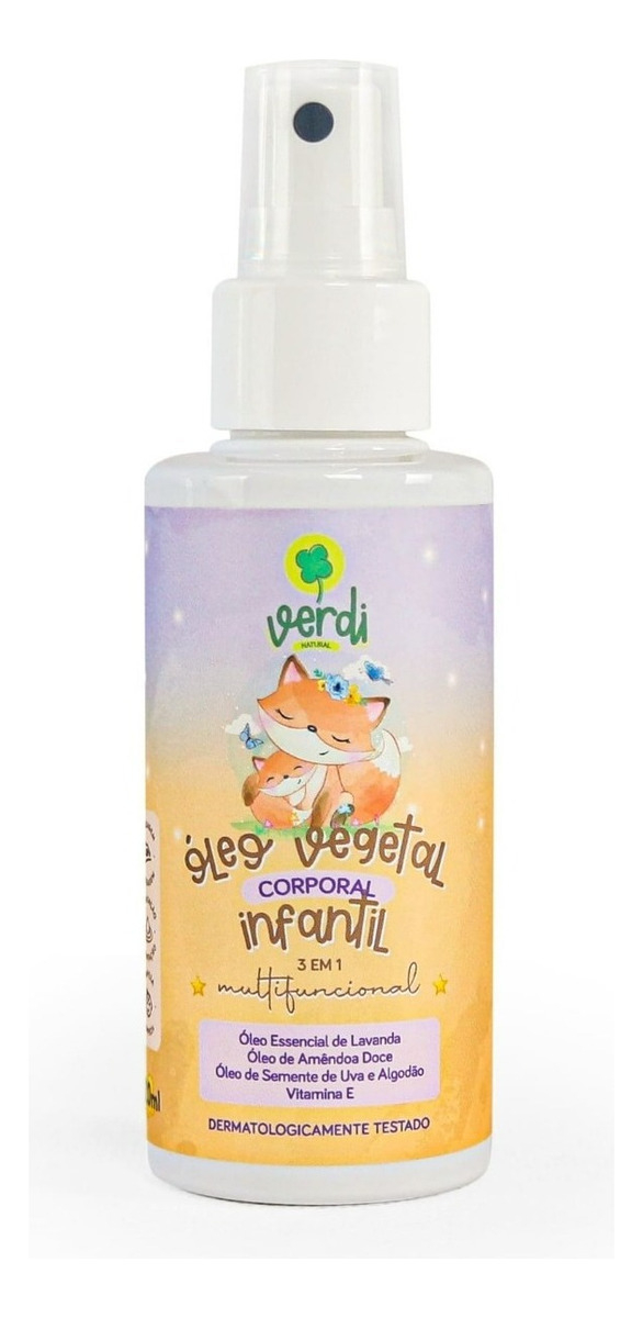Óleo Vegetal Corporal Infantil 100% Natural 1