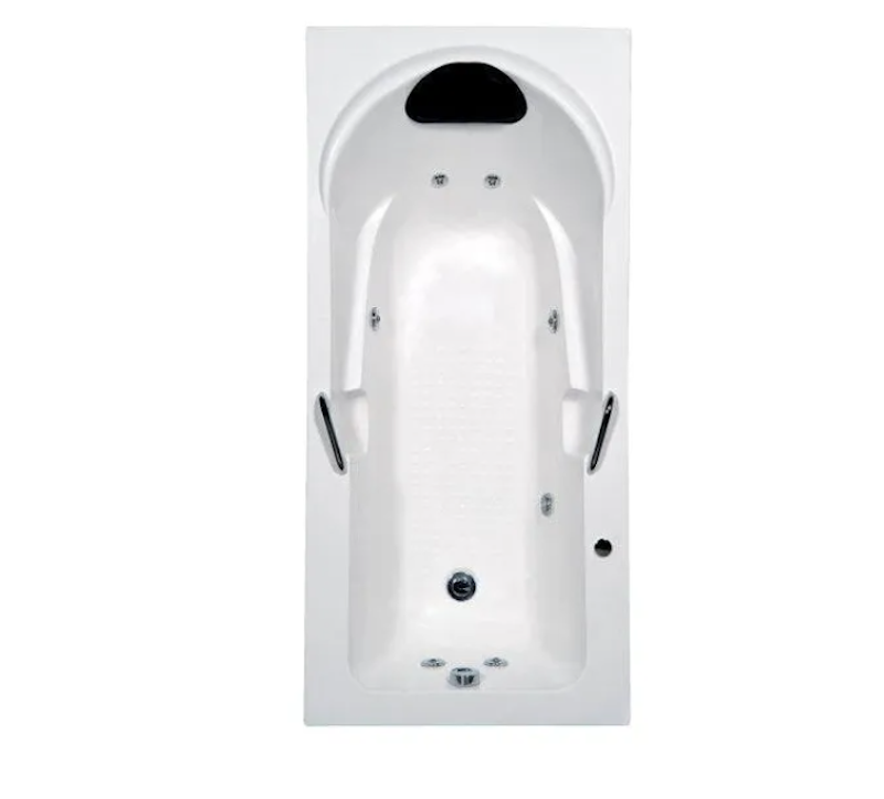 Banheira de Hidromassagem Capri Branca em Gel Coat Super Luxo com Aquecedor 1