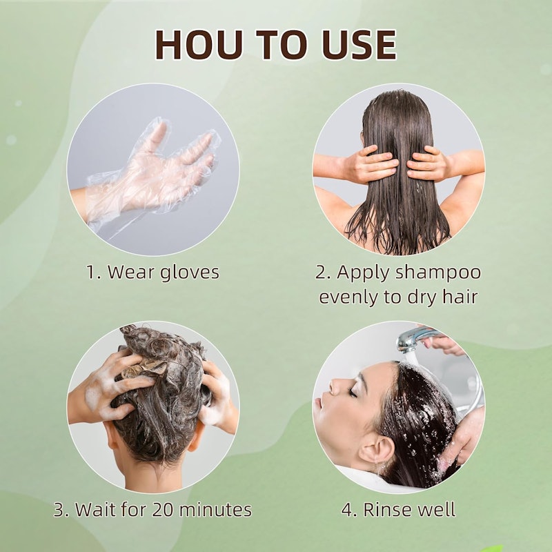 Shampoo de Tintura de Cabelo 3 em 1 Iiimeidu 3