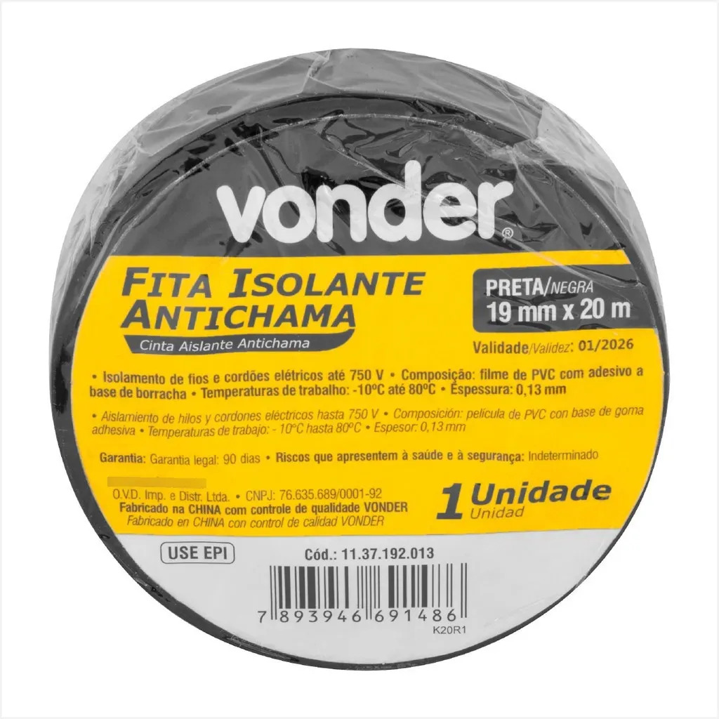 Fita Isolante Plus 1