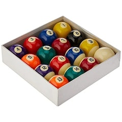 Jogo Bolas de Bilhar Sinuca 53 mm Numeradas