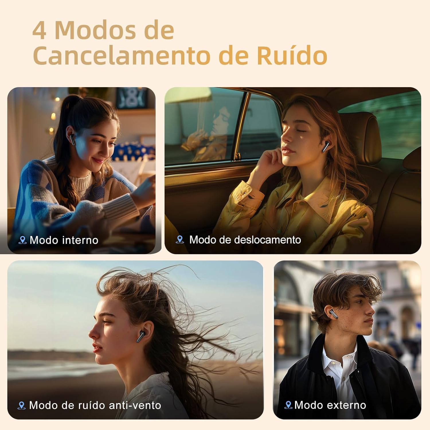 Fone de Ouvido HT08 Pro 4