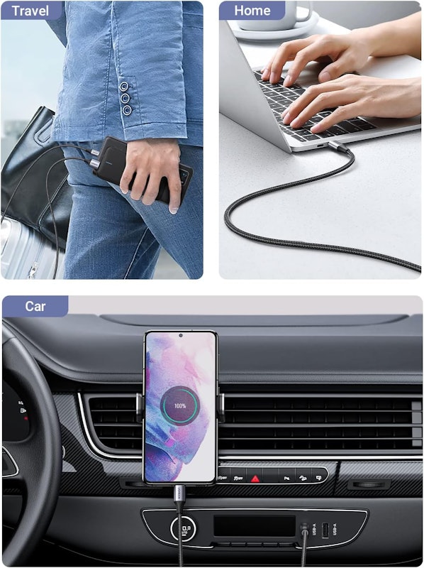 Cabo Usb-C para Usb A Ugreen Usb 2.0 Carregamento 3 A 3