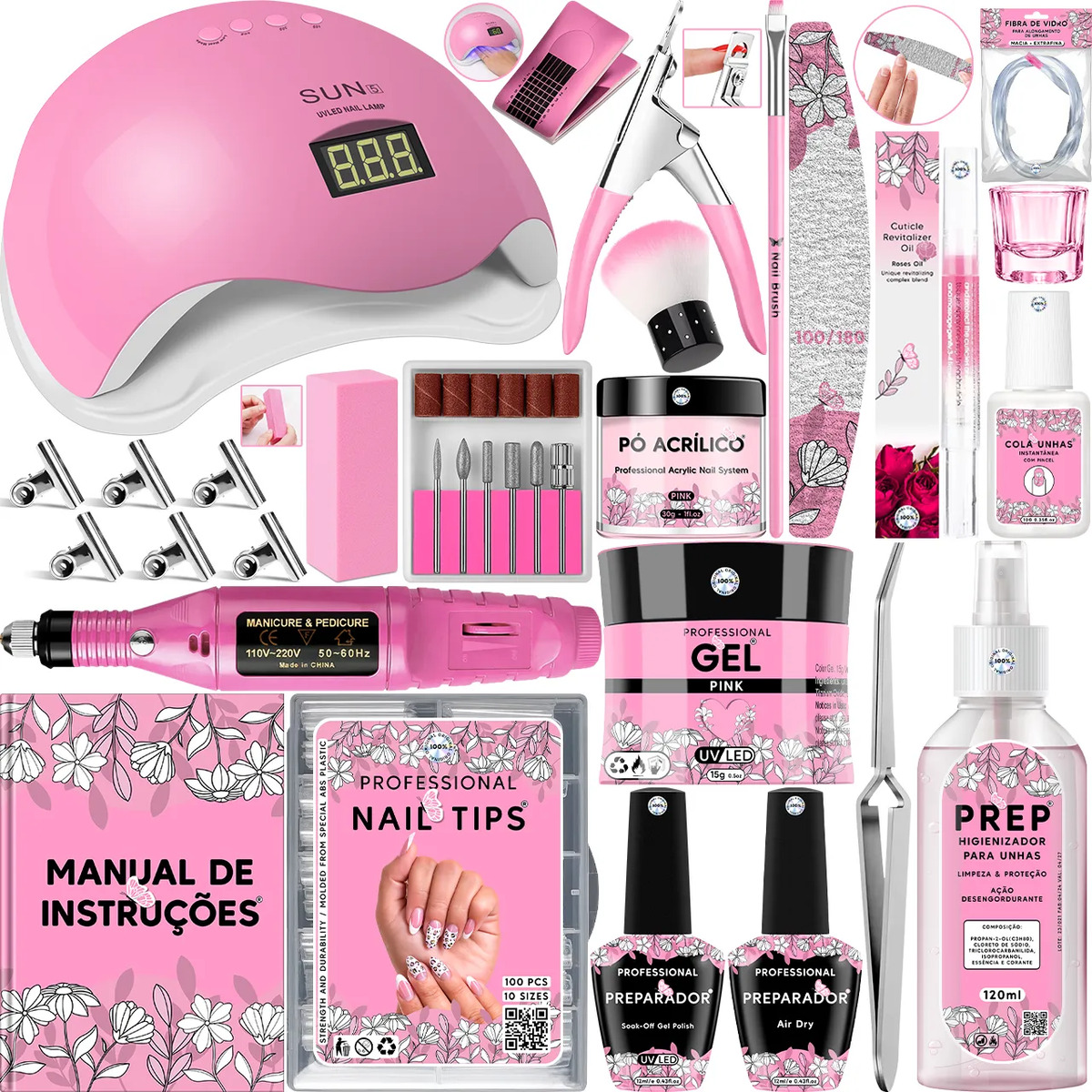 Top 10 Melhores Kits de Unha em Gel em 2026 (Modelones, Pink e mais) 1