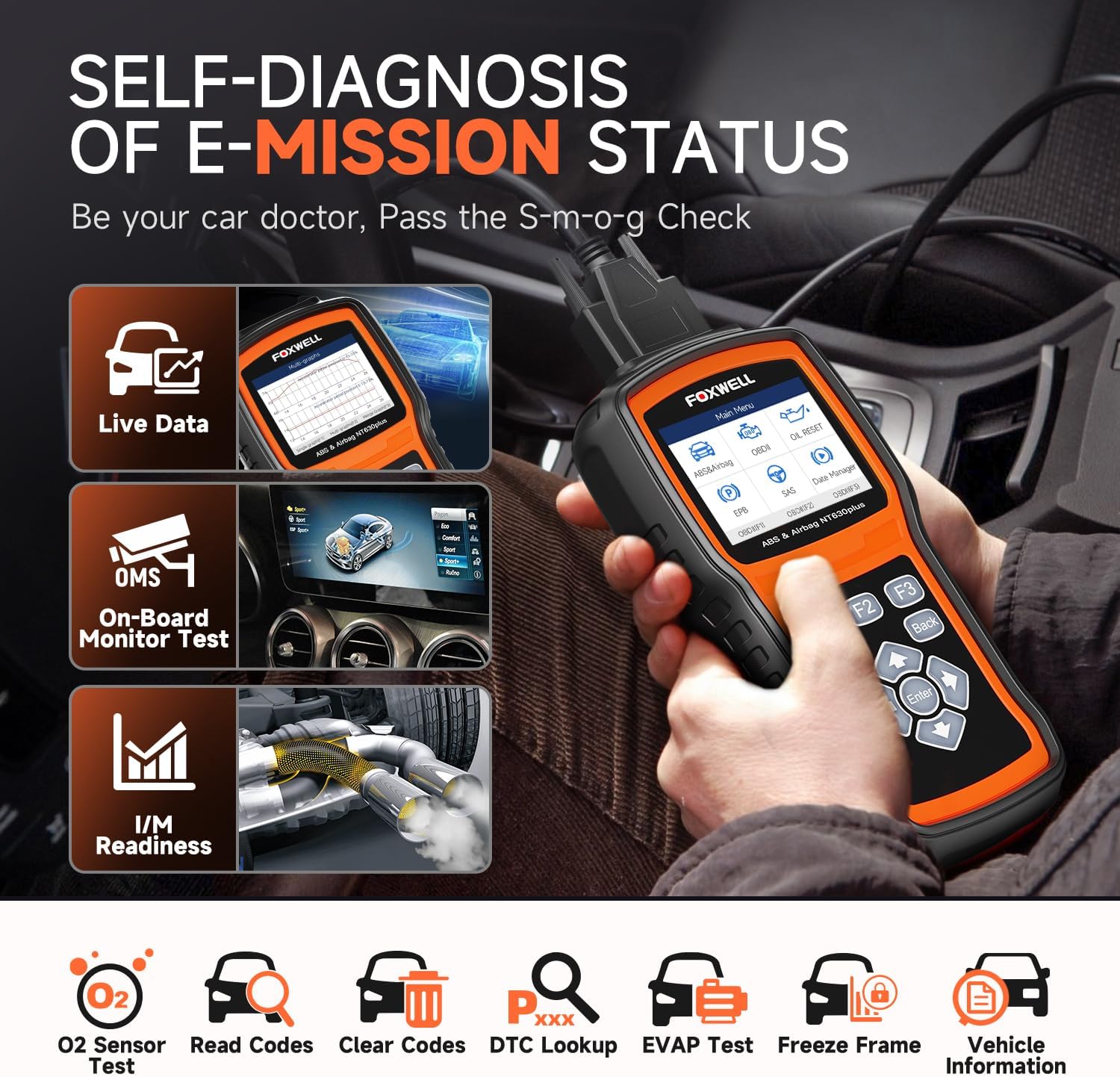 NT630 Elite ABS and Airbag Reset Tool 7