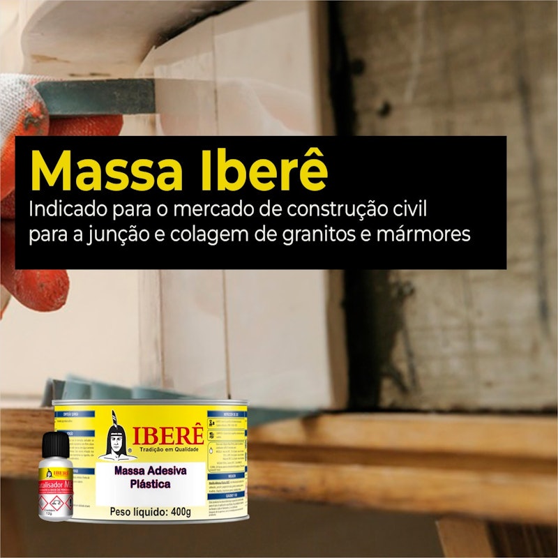 Massa Adesiva Plástica Iberê 3