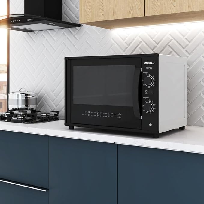 Forno Nardelli Elétrico Bancada Top 60 Black 3