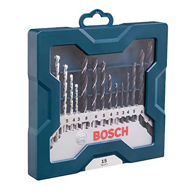 Jogo Brocas Alvenaria/Metal/Madeira Bosch Mini X-Line 15 Pçs 3