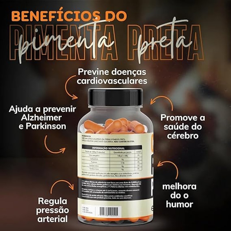 Cúrcuma + Pimenta Preta 500 mg Premium 2