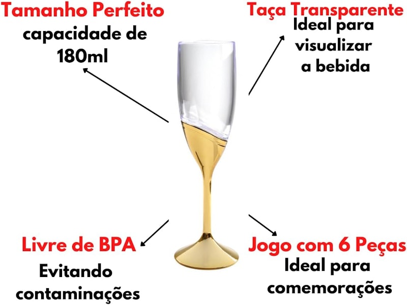 Taças Premium Champagne 2
