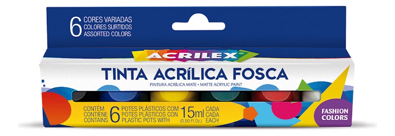 Tinta Acrílica Fosca Art Teen 1