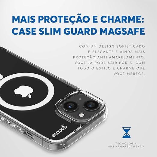 Capinha para Celular Clear Logo White 4