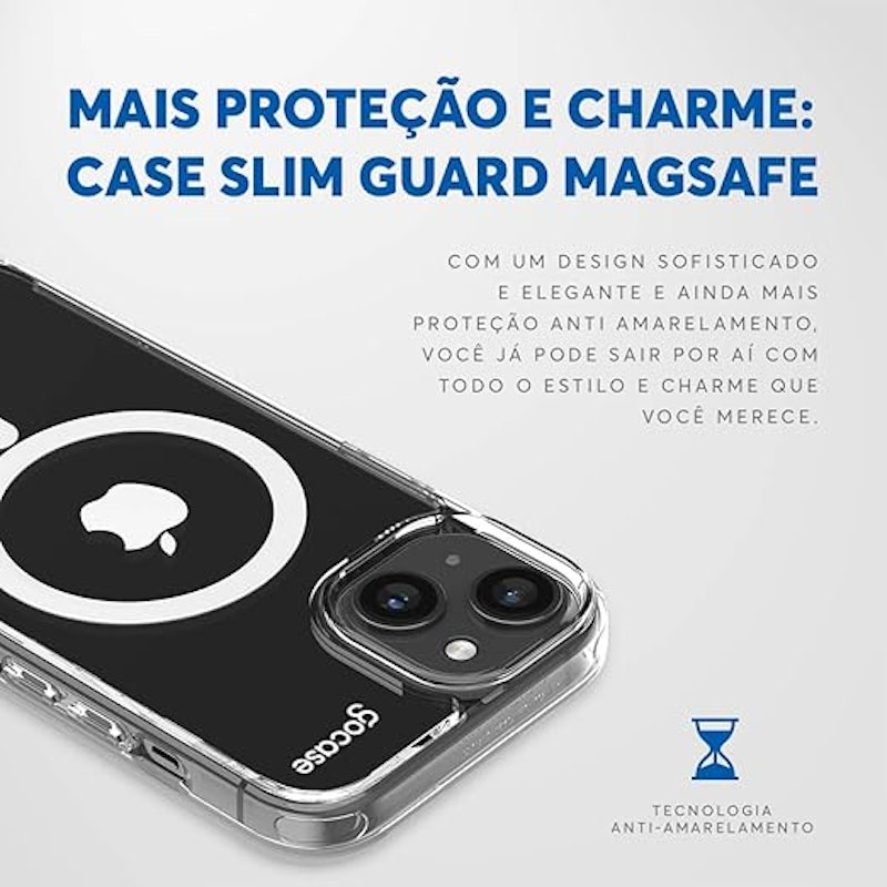 Capinha para Celular Clear Logo White 4