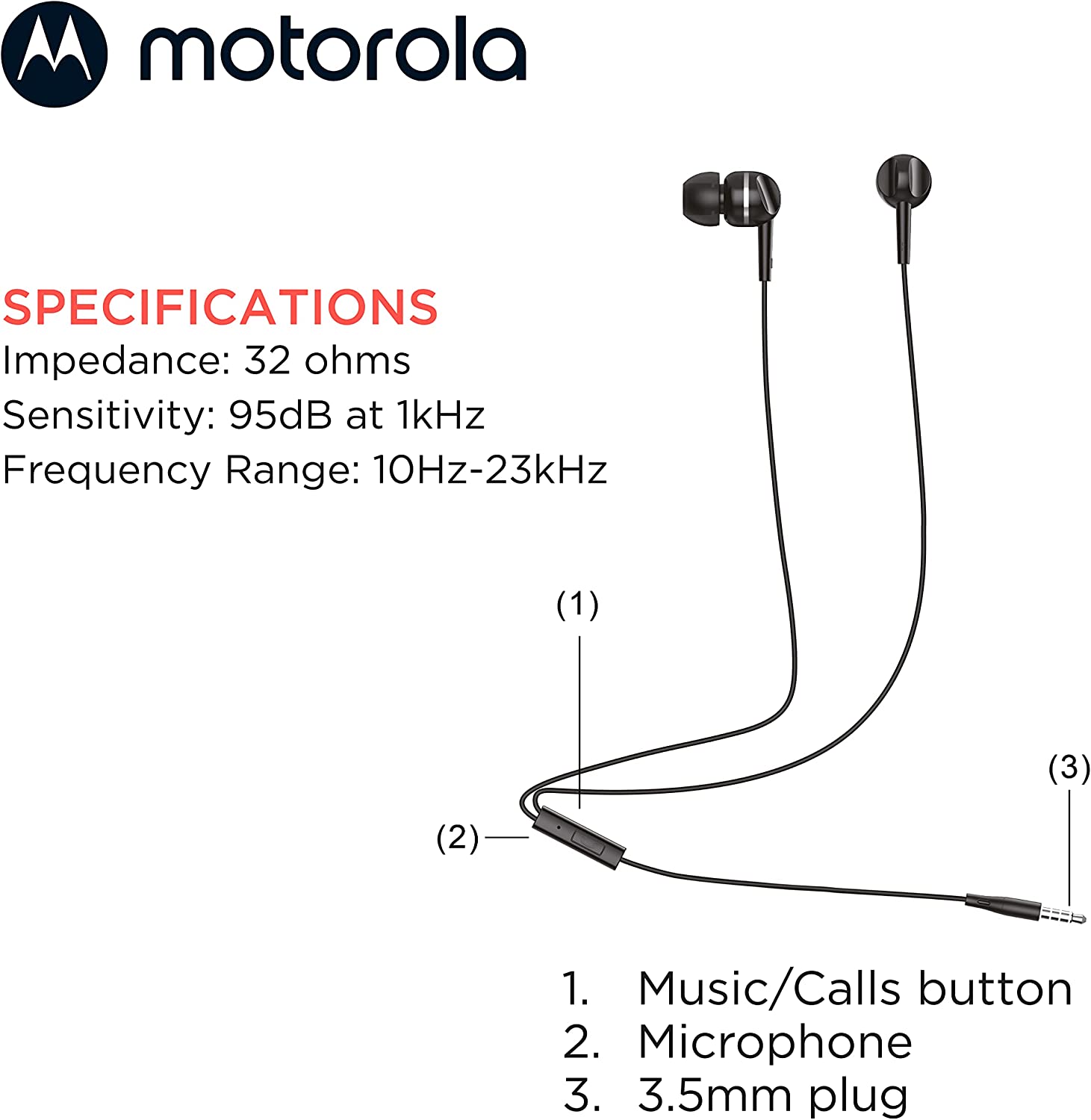 Fone de Ouvido Estéreo Earbuds 2S | Preto 2