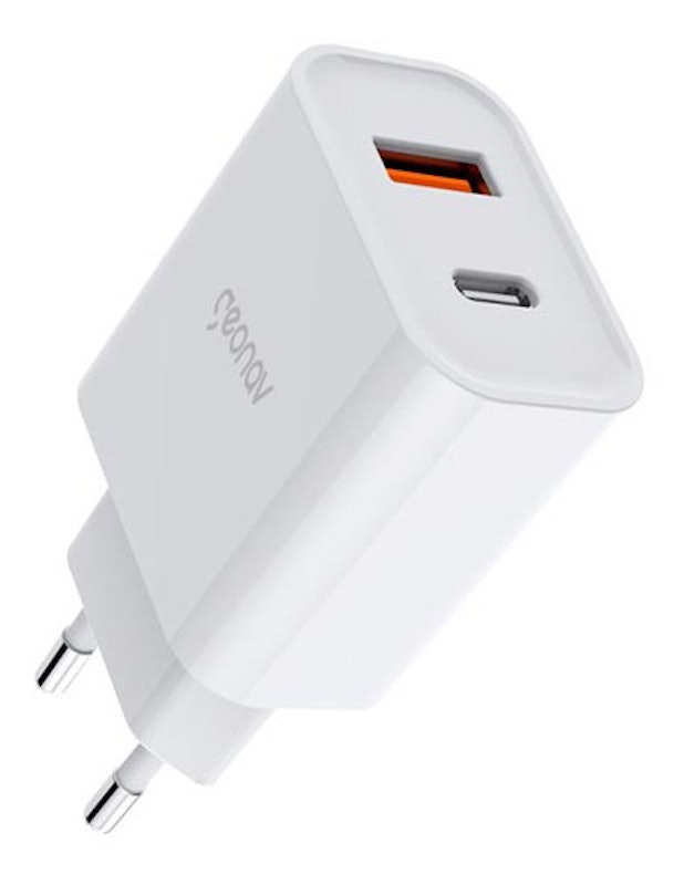 SuperPower Duo Carregador Ultrarrápido PowerDelivery 20 W QuickCharge 18 W 5