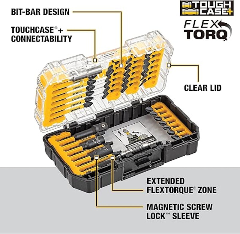 Jogo de Bits e Brocas FlextorQ com Maleta ToughCase 3