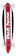 RED NOSE Skate Longboard Red Nose Stripes Bel 1