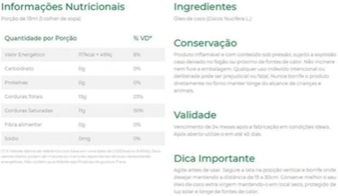 Óleo Coco sem Sabor Spray 2