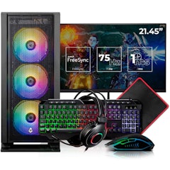 PC Gamer Completo Mancer, AMD Ryzen 5 4600G, 16GB DDR4, SSD 480GB
