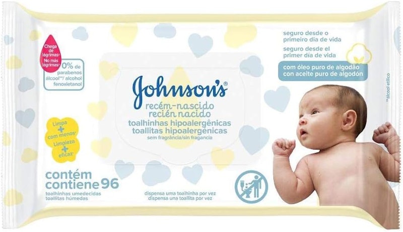 Lenços Umedecidos Johnson's Baby Recém-Nascido 1