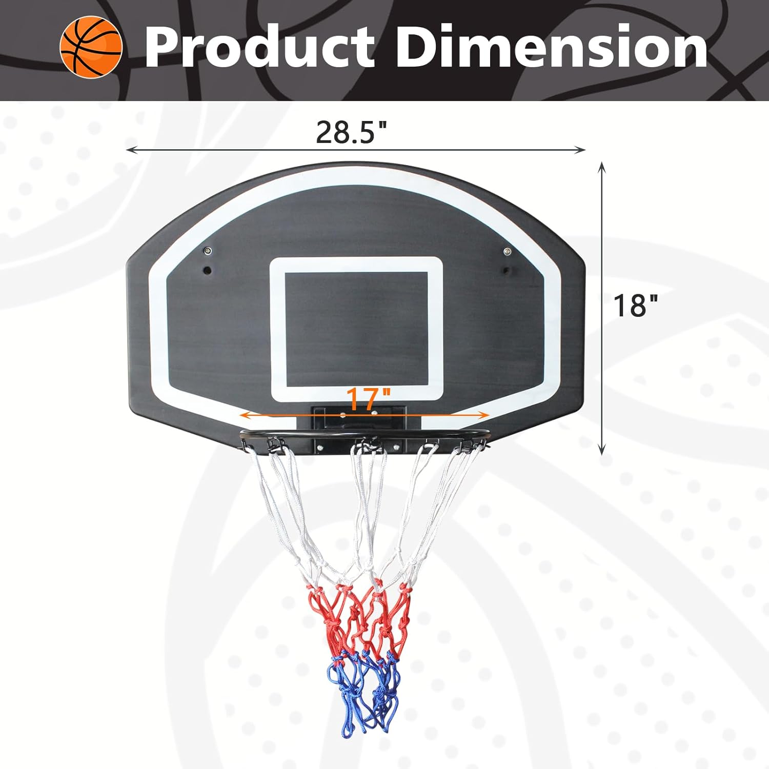 Cesta de Basquete Montada na Parede 3