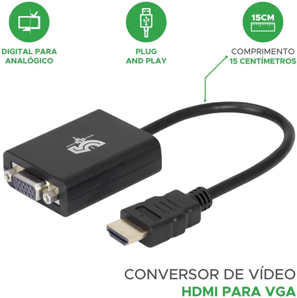 Conversor HDMI para VGA  4