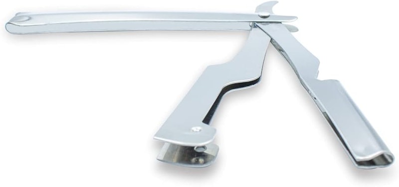 Navalhete Barbeiro Cabo de Aço Inox Barbear Profissional 3